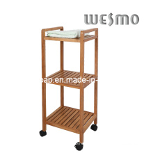 Rack de salle de bain en bambou carbonisé (WRB0508A)